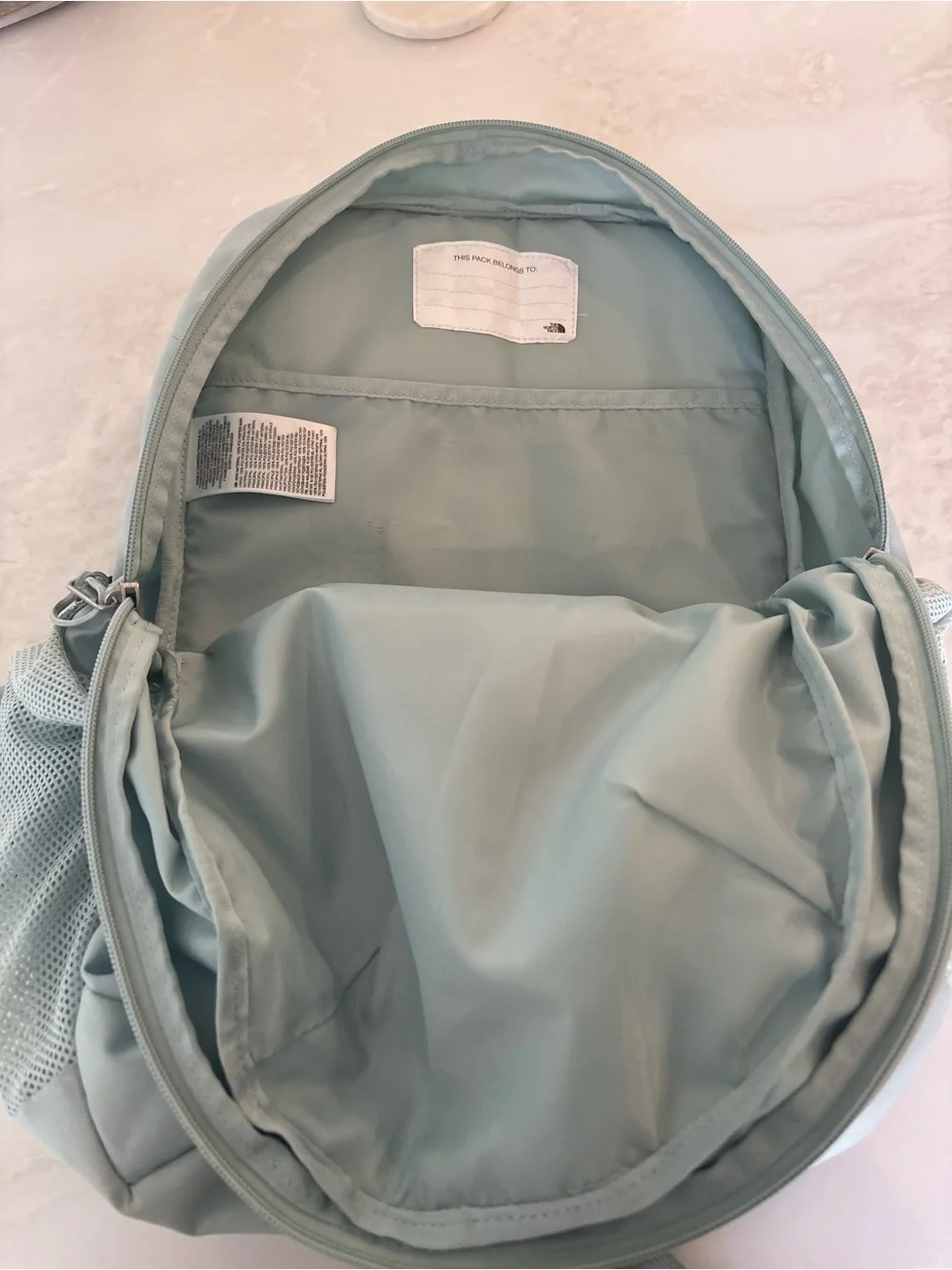 The North Face Kids Jester Light Blue Backpack with Logo
